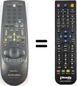 Telecomando equivalente RM 651V-59506