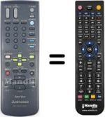 Telecomando equivalente RM M40V-57501