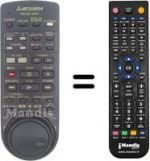 Telecomando equivalente RM M57-48001