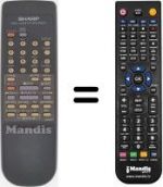 Telecomando equivalente Sharp VC A39 GM