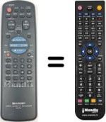 Telecomando equivalente Sharp VC M411 GM