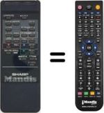 Telecomando equivalente RRMCG 0412 UM