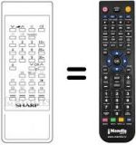 Telecomando equivalente RRMCG 0617 PESA