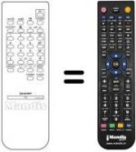 Telecomando equivalente RRMCG 0859 PESA