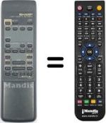 Telecomando equivalente RRMCG 0960 GE