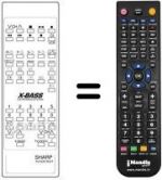 Telecomando equivalente RRMCG 1022 BMSA