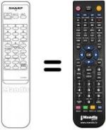 Telecomando equivalente RRMCG 1046 BMSA