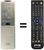 Telecomando equivalente RRMCG 1292 CESA