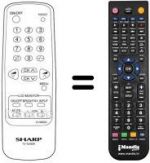 Telecomando equivalente Sharp TLL-M100