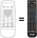 Telecomando equivalente Irradio MVS 450 SV