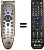 Telecomando equivalente Homecast S 3100 CR