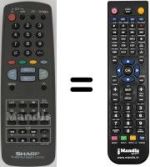 Telecomando equivalente Sharp 70 DS 18S