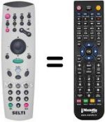 Telecomando equivalente Zanussi AGORA 42'