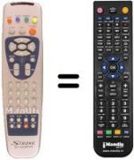 Telecomando equivalente SRT 4356 PVR