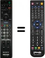 Telecomando equivalente Sony KDL-52 W4710