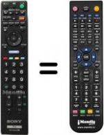 Telecomando equivalente Sony KDL-52 W5800