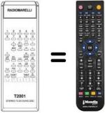 Telecomando equivalente T 2001