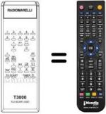 Telecomando equivalente T 3000