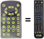 Telecomando equivalente Denver DFT 506