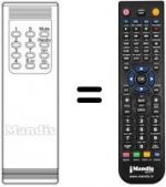 Telecomando equivalente T 725