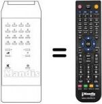Telecomando equivalente T 848