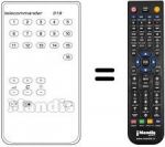 Telecomando equivalente TC 319