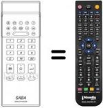 Telecomando equivalente Saba T 67 SC 64