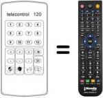 Telecomando equivalente TELECONTROL 120