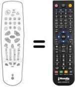Telecomando equivalente Akai TV 2817 TN / T