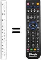 Telecomando equivalente TNQ 1675