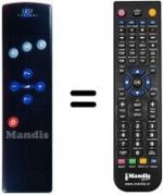 Telecomando equivalente TP 700-EASY CONTROL