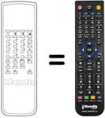 Telecomando equivalente TRC 013