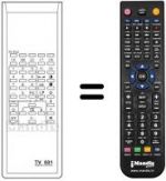 Telecomando equivalente TV 501