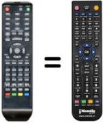 Telecomando equivalente Irradio XTV 2280 AD