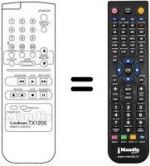 Telecomando equivalente TX 1200