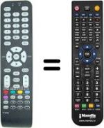 Telecomando equivalente Hifivox 32 E 92 NH 22 W