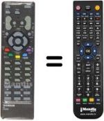 Telecomando equivalente Thomson 25 DU 40 E