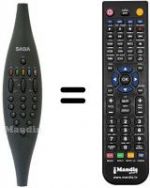Telecomando equivalente Saba T 7049 NICX