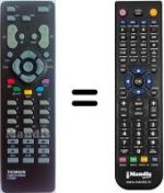 Telecomando equivalente Thomson 29 DU 88 NE