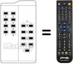 Telecomando equivalente US 8 FACH