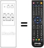 Telecomando equivalente Thomson V 4250