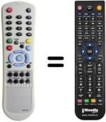 Telecomando equivalente DIUNAMAI H2 TVC 14 K