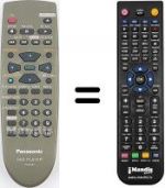 Telecomando equivalente Panasonic DVD RV 20
