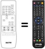 Telecomando equivalente Sanyo VHR-258