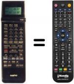 Telecomando equivalente Sanyo VHR-D4800 I