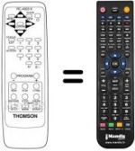Telecomando equivalente Thomson V 1400