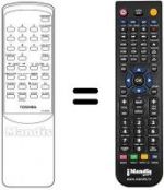 Telecomando equivalente Toshiba V 207 W