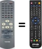 Telecomando equivalente Toshiba V 221 EG