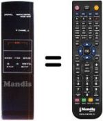 Telecomando equivalente WCR 870