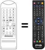 Telecomando equivalente Irradio XTC 1404 TXT